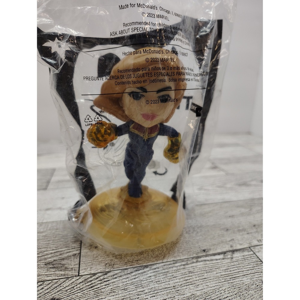 McDonalds Marvel Studios The Marvels Captain Marvel Toy‎ 2023 New Sealed